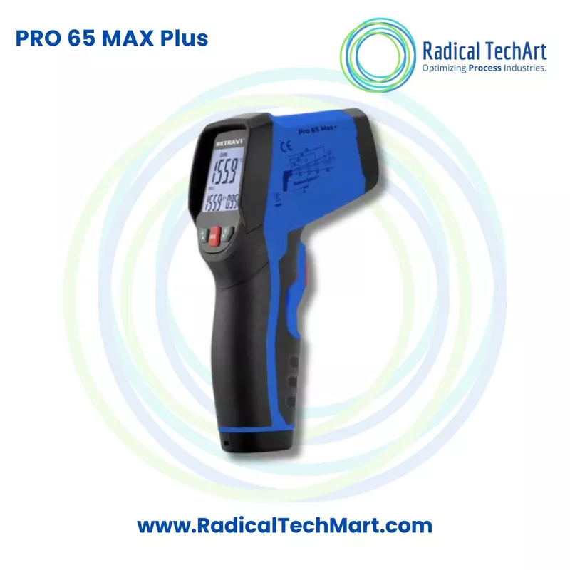Metravi PRO 65 MAX Plus Non-contact Industrial Pyrometer with Circular Laser