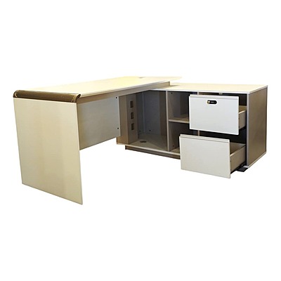 PROFURN EBY DG02-D0116W Melamine Table|1.6 MTR|||Office/Executive Table