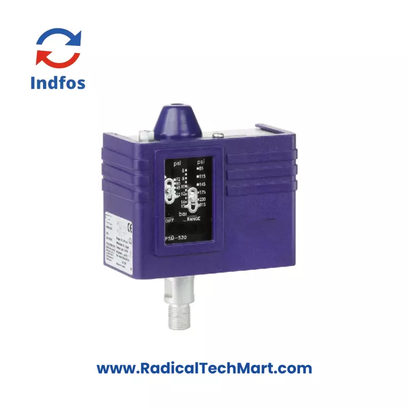 Indfos PSM-520-100 Mechanical Pressure Switch – Industrial Grade