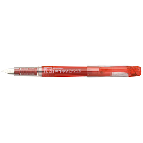 Platinum Preppy Fountain Pen Extra Fine 0.2 Red