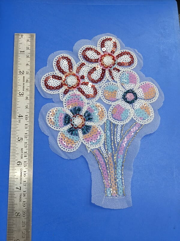 Multi Sequins Bhungli Tree Patch