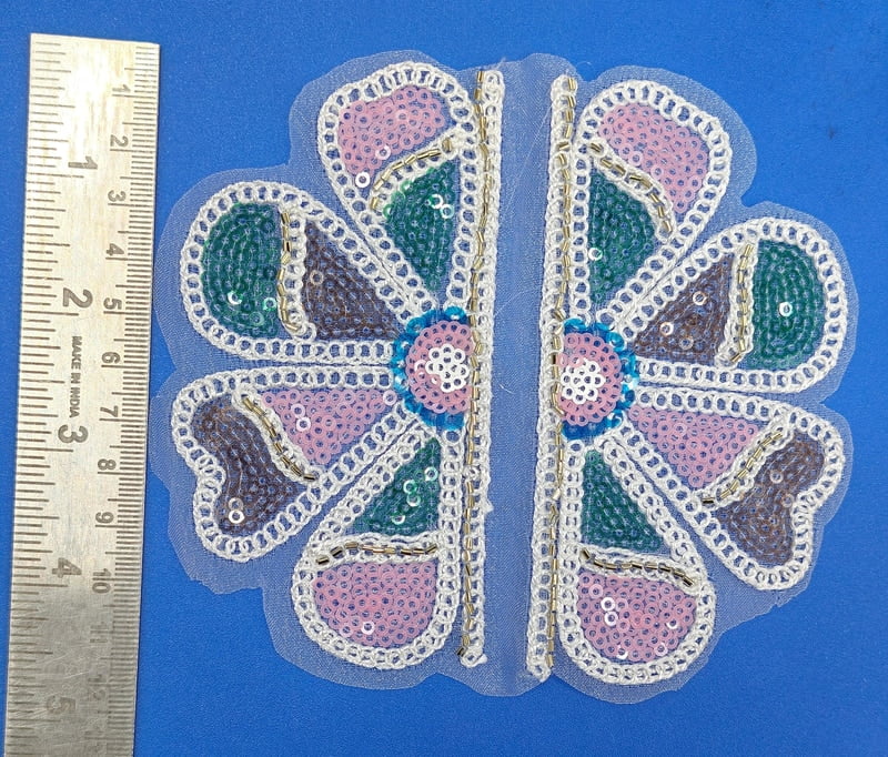 Multicolour Patch Two Side Pankha