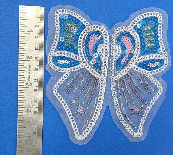 Multicolour Patch Two Side Bow Tie