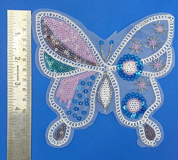 Multicolour Patch Butterfly 3