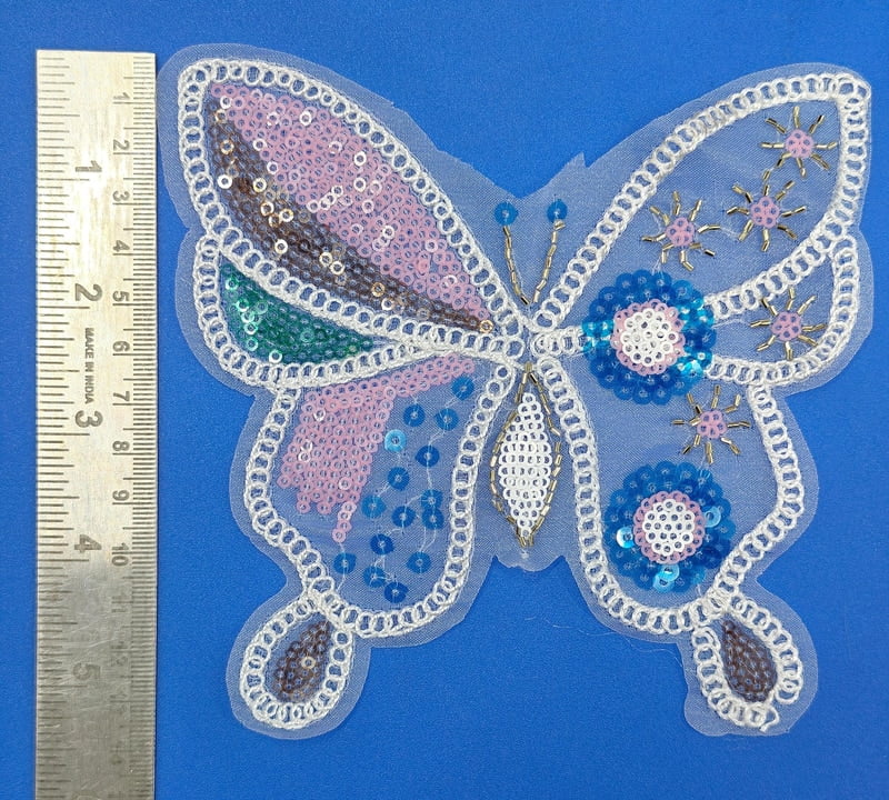 Multicolour Patch Butterfly 3
