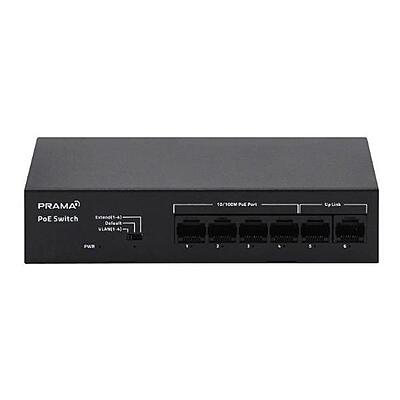 Prama 4+2 Port POE Switch PT-SW1U06P-E