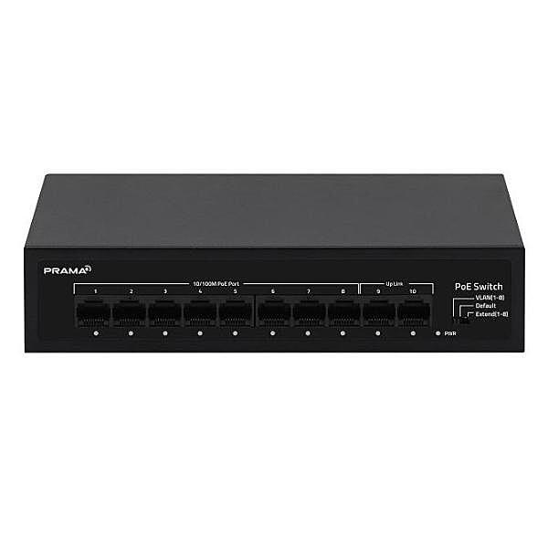 Prama 8+2 Port POE Switch PT-SW1U10P-E