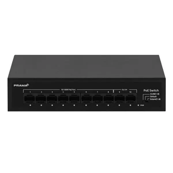 Prama 8+2 Port POE Switch PT-SW1U10P-E