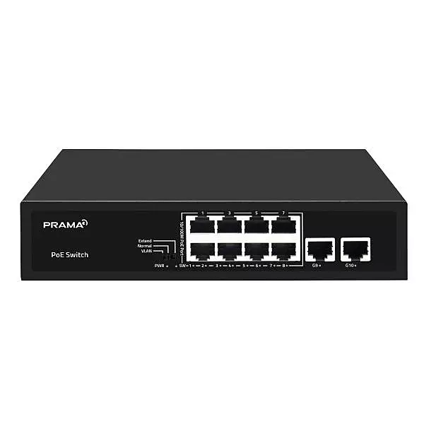 Prama 8+2 Port POE Switch PT-SW3U10P-E