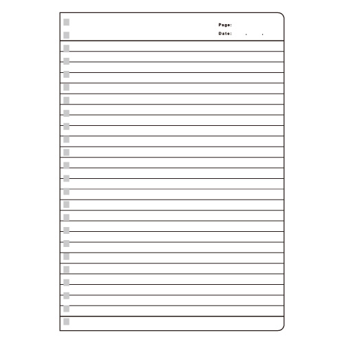 Kokuyo FOB COOP A5 W Ring Notebook 7mm Ruled