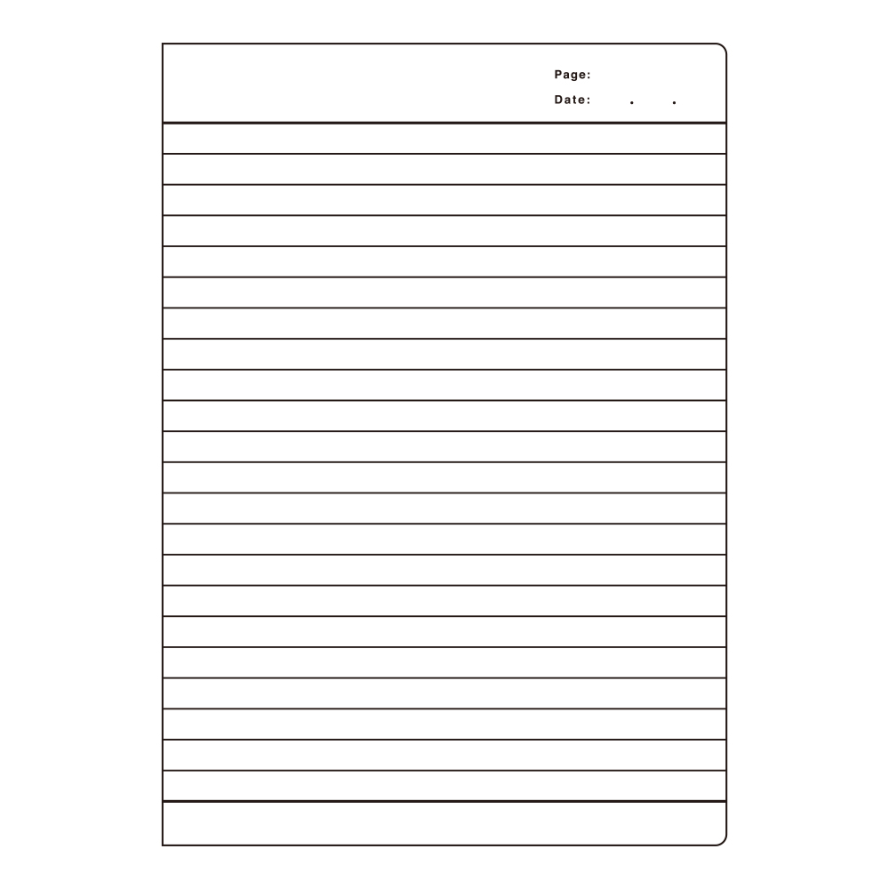 Kokuyo FOB COOP B6 W Ring Notebook 7mm Ruled
