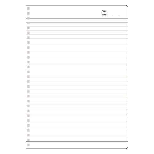 Kokuyo FOB COOP B5 W Ring Notebook 7mm Ruled