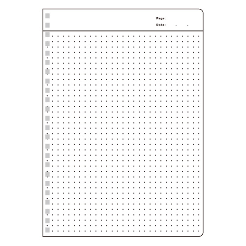 Kokuyo FOB COOP A5 W Ring Notebook Dot Ruled