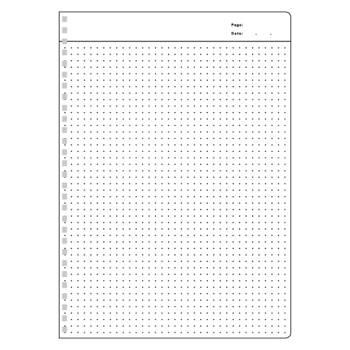 Kokuyo FOB COOP B5 W Ring Notebook Dot Ruled