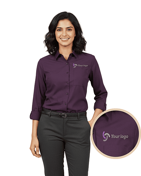 Elegant Women’s Half Sleeve Formal Shirt