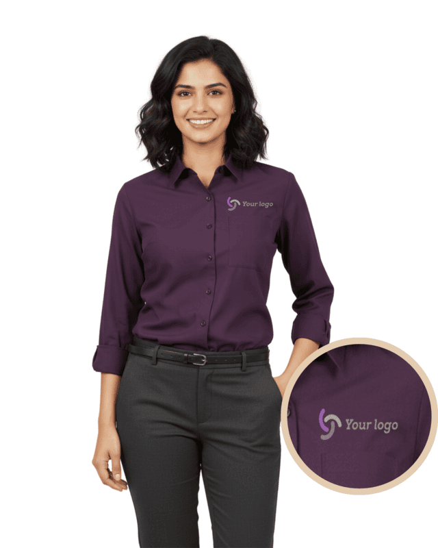 Elegant Women’s Half Sleeve Formal Shirt