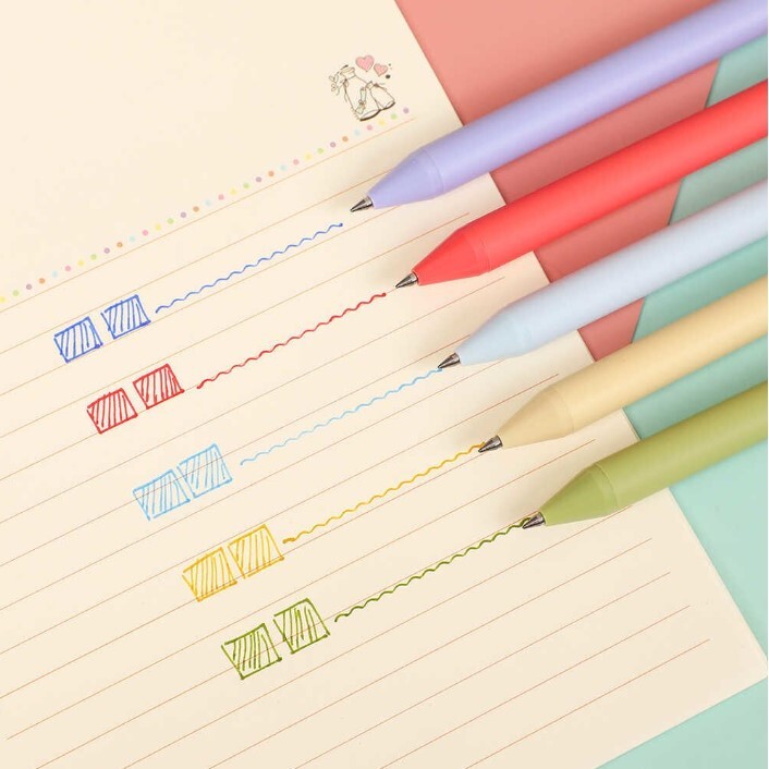 Kaco Multicolor Gel Pen Morandi Two