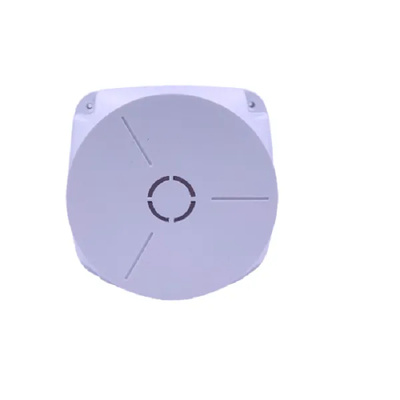 PVC Round Junction Box , Indoor/Outdoor with Nails | (5X5) | for CCTV Cameras 