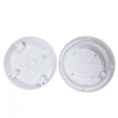 PVC Round Junction Box , Indoor/Outdoor with Nails | (5X5) | for CCTV Cameras 