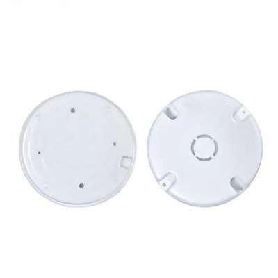 PVC Round Junction Box , Indoor/Outdoor with Nails | (5X5) | for CCTV Cameras 