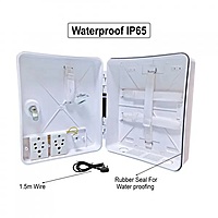 PVC Server/Network | Waterproof |Cabinet Box/Rack for CCTV POE Switch with Power Socket PVC Server/Network | Waterproof |Cabinet Box/Rack for CCTV POE Switch with Power Socket