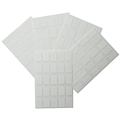 Labels PVC based without markings - rectangular shape