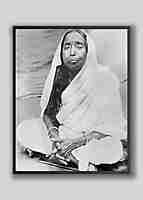 Holy Mother Sri Sarada Devi - Seated on Asana - Photo Holy Mother Sri Sarada Devi - Seated on Asana - Photo