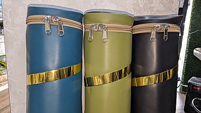 Premium leather bat cover