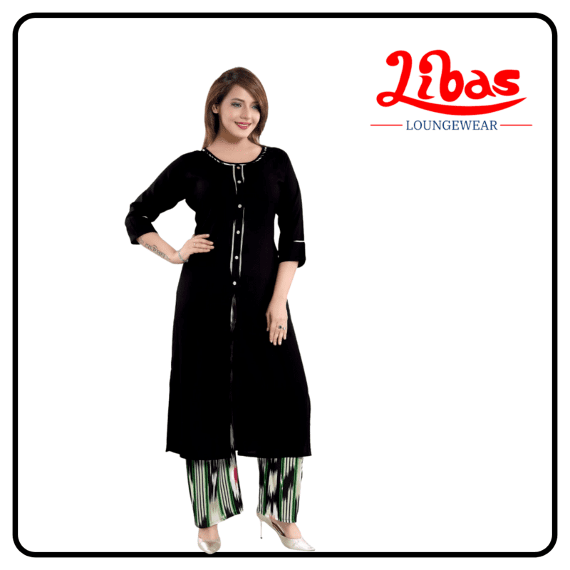 Classic Palazzo Lounge Sets from Libas Loungewear - PZ013 Classic Palazzo Lounge Sets from Libas Loungewear - PZ013