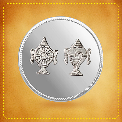 Devine Anandhapadhmanbha Coin | Pure Silver Devine Anandhapadhmanbha Coin | Pure Silver