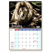 2026 Wildlife Animals Wall Calendar