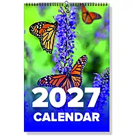 2027 ButterFly Wall Calendar