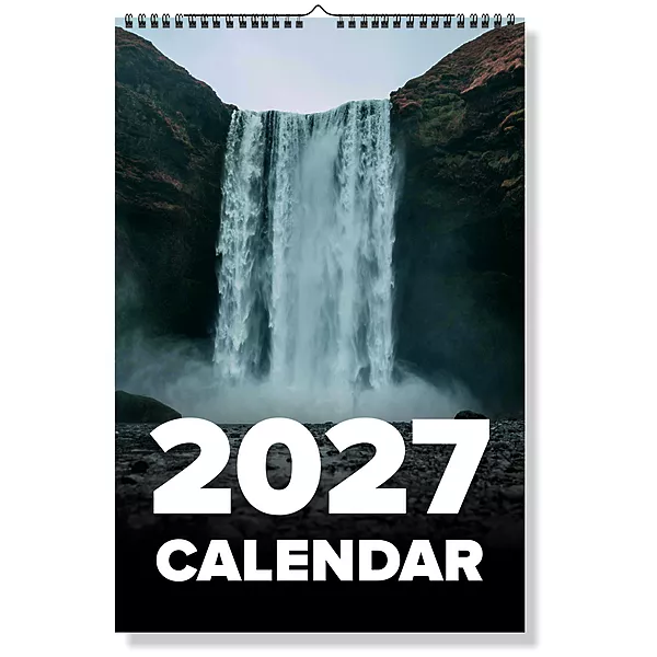 2027 Fountains Wall Calendar