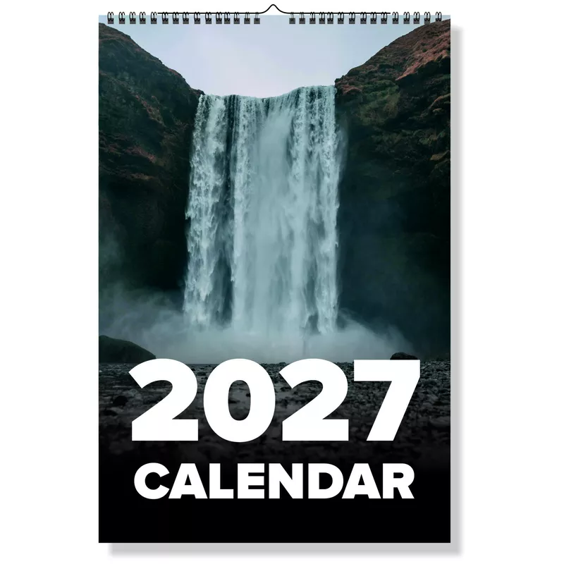 2027 Fountains Wall Calendar