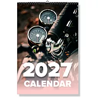 2027 Bikes Wall Calendar