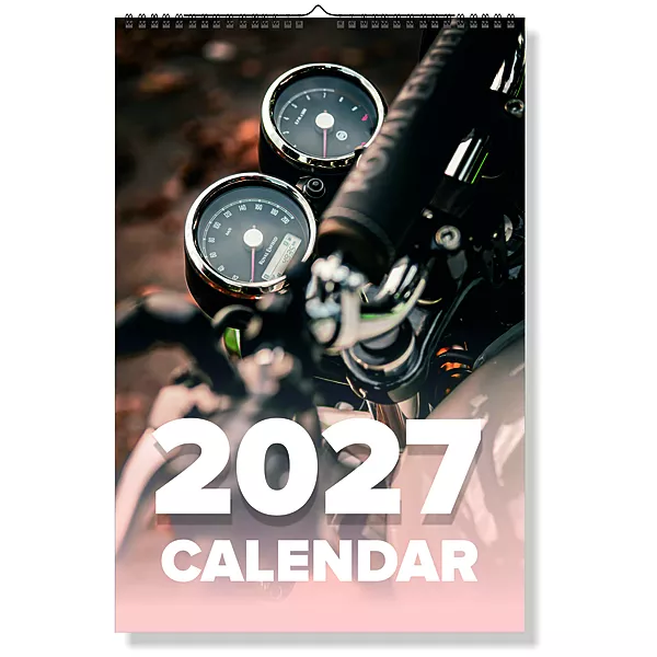 2027 Bikes Wall Calendar