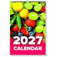 2027 Fruits Wall Calendar
