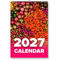 2027 Veggies Wall Calendar