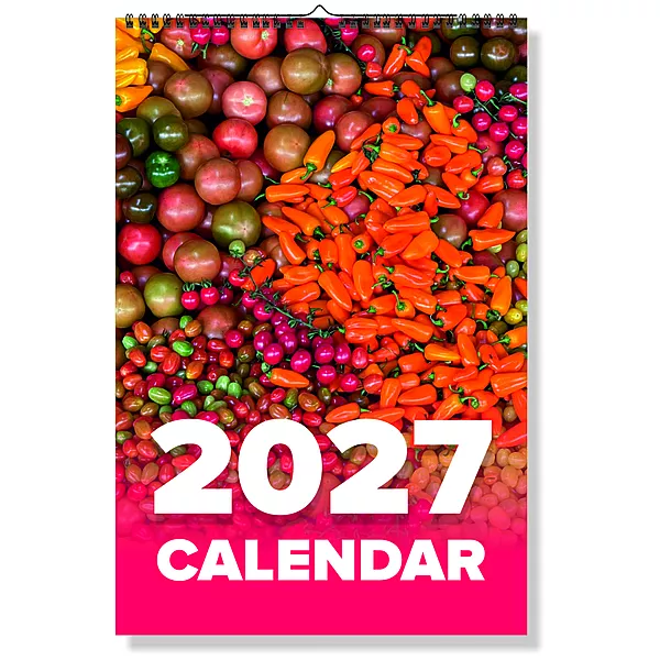 2027 Veggies Wall Calendar