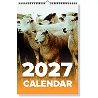 2027 Sheeps Wall Calendar
