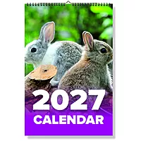 2027 Rabit Wall Calendar