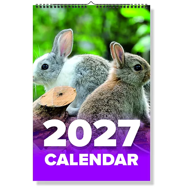 2027 Rabit Wall Calendar