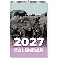 2027 Elephant Wall Calendar