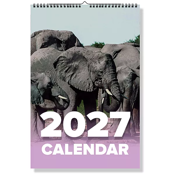 2027 Elephant Wall Calendar