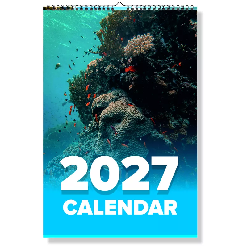 2027 Ocean Wall Calendar