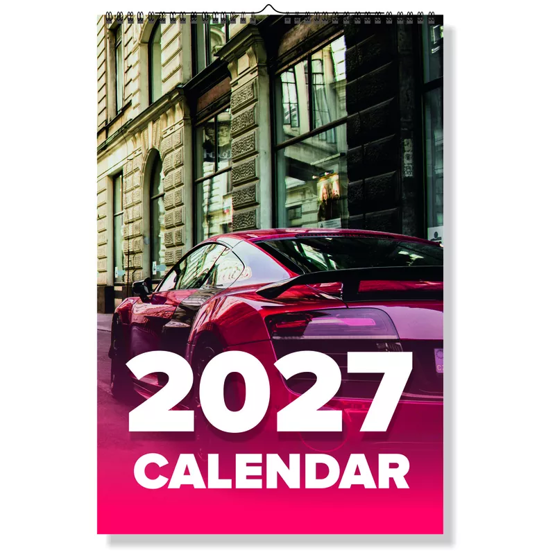 2027 Car Wall Calendar