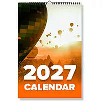 2027 Baloon Wall Calendar