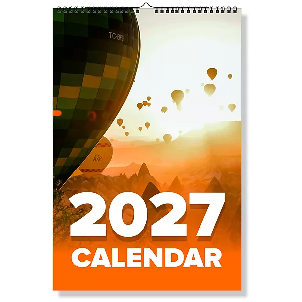 2027 Baloon Wall Calendar