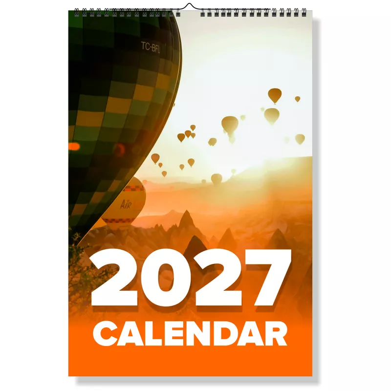 2027 Baloon Wall Calendar