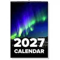 2027 Aurora Borealis Wall Calendar